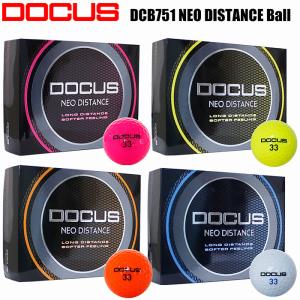 ドゥーカス DOCUS NEO DISTANCE ゴルフボール 1ダース 12球 高初速 高弾道 DCB751 公認球