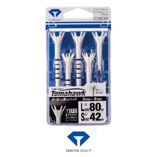 ダイヤゴルフ トマホークティー ライン&amp;ショート TE-513 DAIYA GOLF