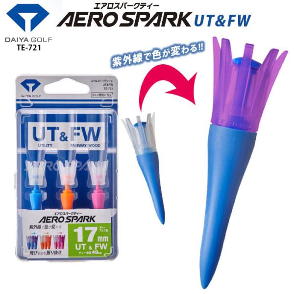 ダイヤ ゴルフ エアロスパークティー UT&amp;FW クリアー TE-721 DAIYA GOLF ゴル...