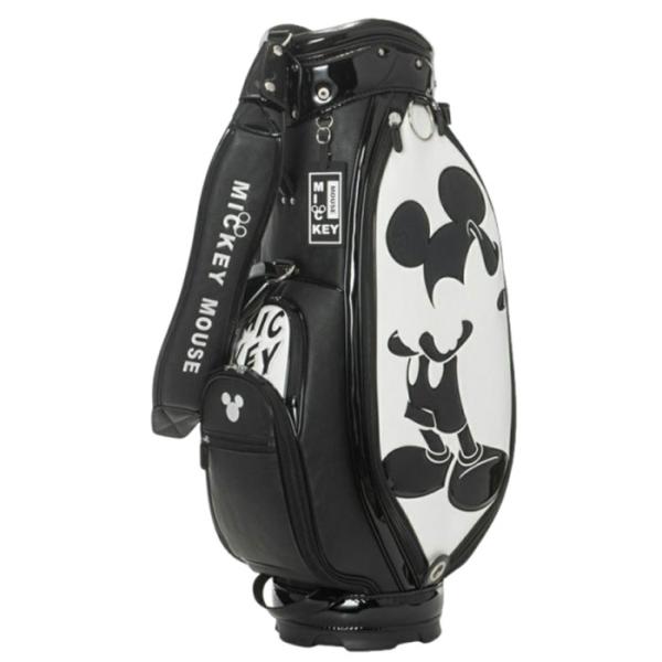 ディズニー Disney XYMG5FC1 MONOCHROME MICKEY キャディバッグ ホワ...