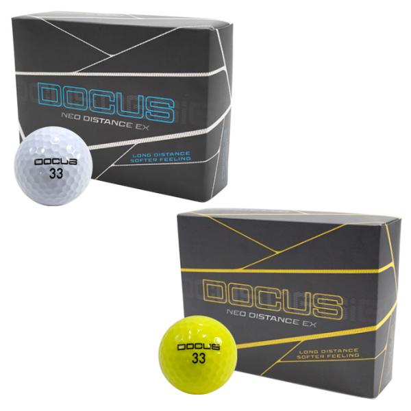 ドゥーカス DOCUS NEO DISTANCE EX ゴルフボール 1ダース 12球 DCB762