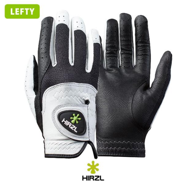 ハーツェル HIRZL TRUST CONTROL 2.0 左利き用 ゴルフグローブ ホワイト/ブラ...