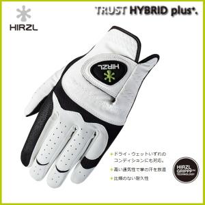 ハーツェル HIRZL TRUST HYBRID PLUS ゴルフグローブ ホワイト｜wizard