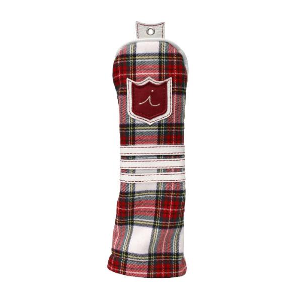 イリアック ILIAC HC006 ヘッドカバー クレスト タータン ユーティリティ用 本革 UT用