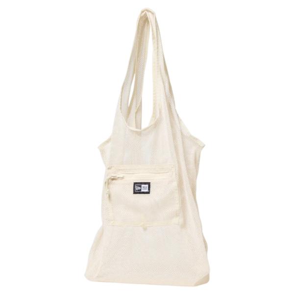 ニューエラ NEW ERA 14392331 エコトートバッグ 22L パッカブル アイボリー メッ...