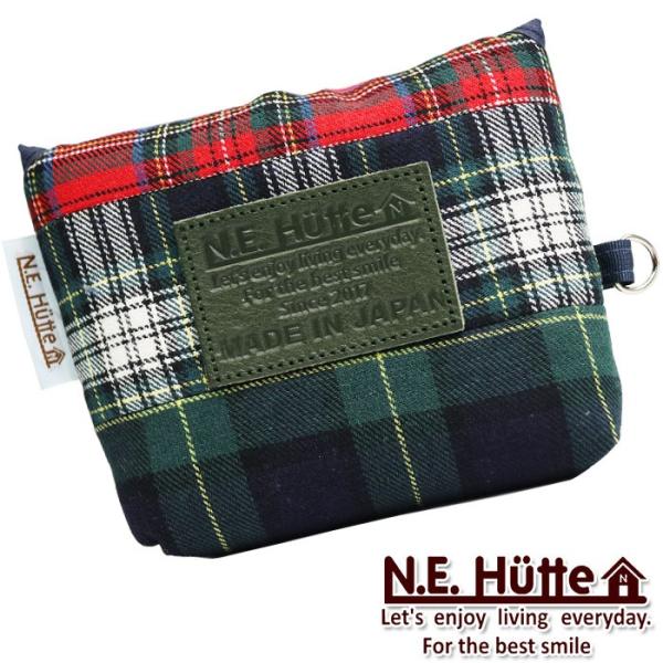 エヌ.イー.ヒュッテ N.E.Hutte クレイジーチェック パターカバー マレット型用