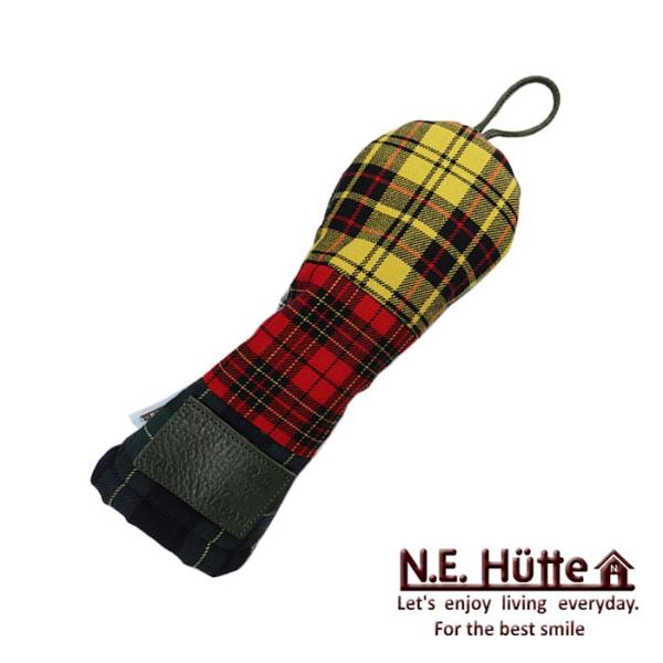 エヌ.イー.ヒュッテ N.E.Hutte クレイジーチェック ユーティリティ用 ヘッドカバー