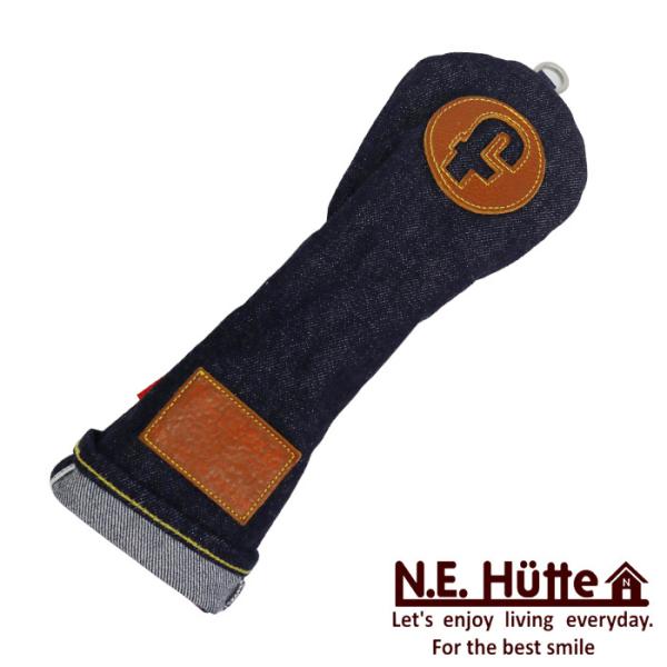 エヌ.イー.ヒュッテ N.E.Hutte デニムシリーズ フェアウェイウッド用 ヘッドカバー
