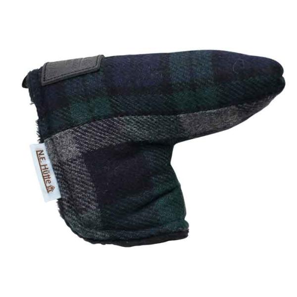 エヌ.イー.ヒュッテ N.E.Hutte GJシリーズ ブラックウォッチ パターカバー ピン型用 C...