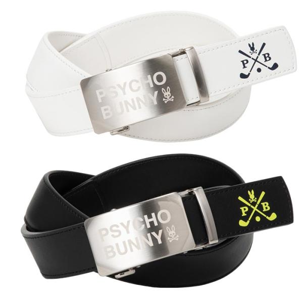 サイコバニー PsychoBunny PBMG5FV1 PU ベルト GOLF BELT