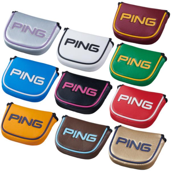 ピン ゴルフ パターカバー PING HC-U2509 カラーコード ヘッドカバー マレット型 38...