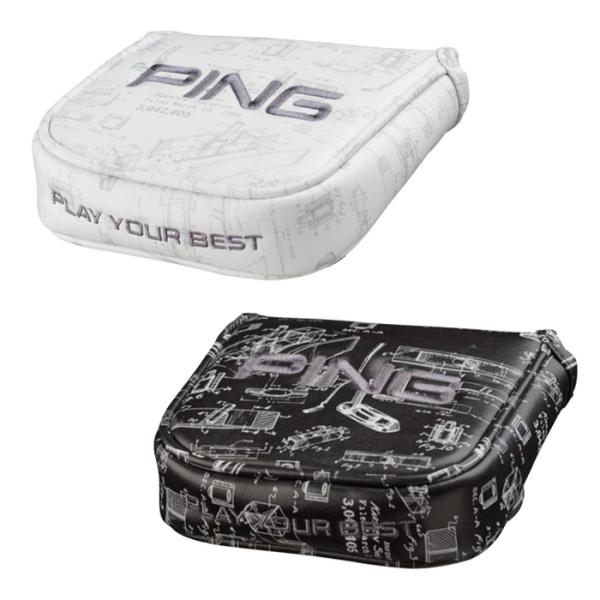 ピン ゴルフ PING HC-2202 PATENT パターカバー マレット型 36481 MALL...