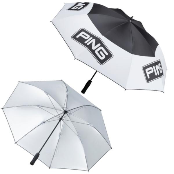ピン ゴルフ PING UM-P2401 TOUR UMBRELLA WHITE/BLACK 傘 3...