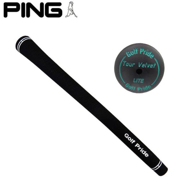 ピン ゴルフ PING 標準 ゴルフプライド ツアーベルベットラバー ライト グリップ バックライン...