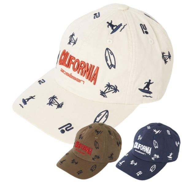 ロサーセン Rosasen 046-53202 飛び柄 キャップ ゴルフ 帽子 ユニセックス