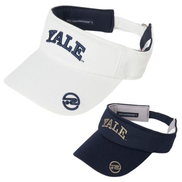 ロサーセン Rosasen 046-53437 イェール大学 コラボ ツイル バイザー ゴルフ 帽子...