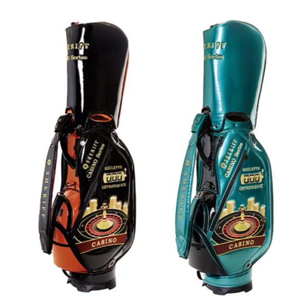 シェリフ ゴルフ SHERIFF SCA-010 スタンダードモデル カジノシリーズ キャディバッグ...