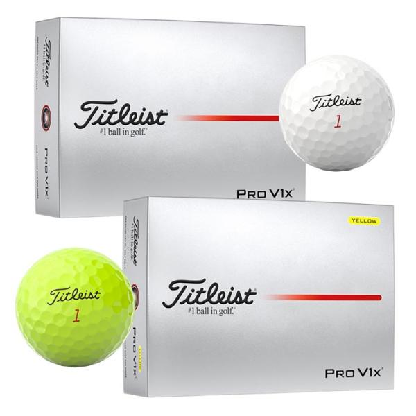 タイトリスト 2025 PRO V1X 1ダース 12球 ゴルフ ボール Titleist プロ V...