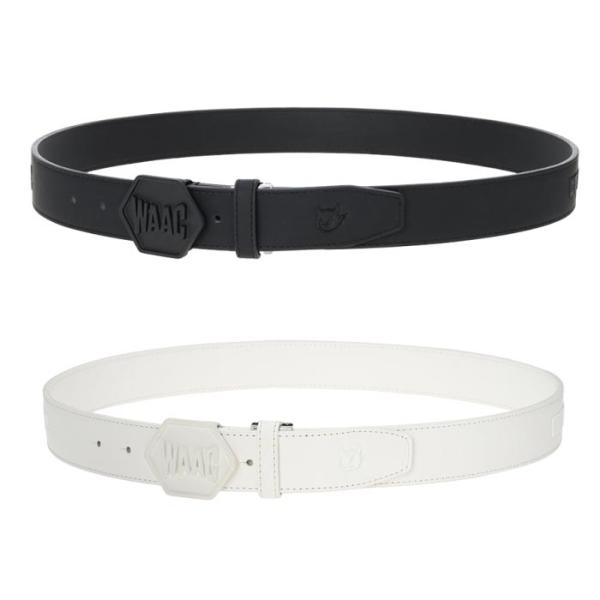 ワック WAAC 072252880 ロゴバックル ベルト ゴルフ 110cm サイズカット可 幅 ...