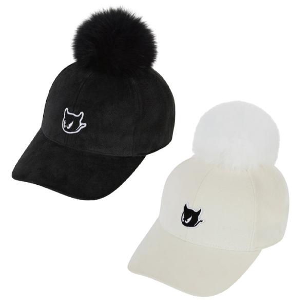 ワック WAAC 072254837 コーデュロイキャップ ファーポンポン付き ポンポン部取り外し可...