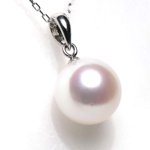 ペンダント Pt900パールペンダント アコヤ真珠直径約8.7mm or 8.8mm or 8.9m...
