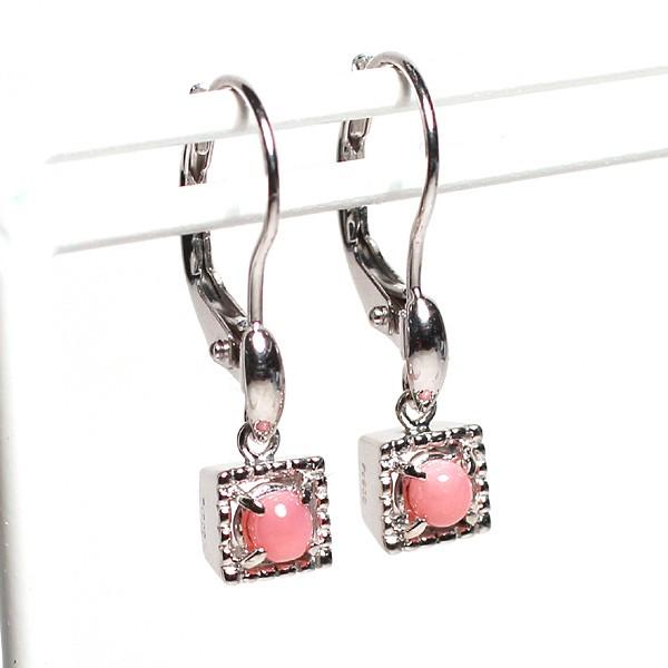 ピアス コンクパール2pcで0.37ct/0.18ct＆0.19ct Pt900枠 ジャーマンピアス...