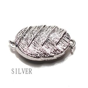 留め具 クラスプ SILVER差し込み式 L〜LLサイズ 片面 パールネックレス