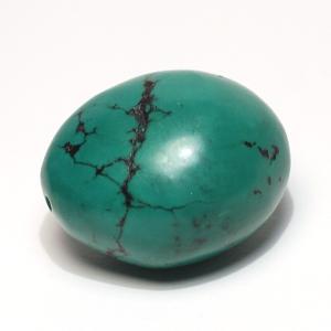 宝石ルース 裸石 ラリマー11.01ct 直径14mmカボション形 三大