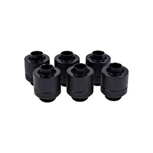 Alphacool Eiszapfen 13/10mm compression fitting G1/4 - deep black sixpack