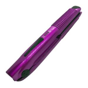 USB充電式 ヘアアイロン コードレス ストレート カール ミニ 160℃/180℃/200℃ 3段階温度調節 旅行 携帯用 パープル