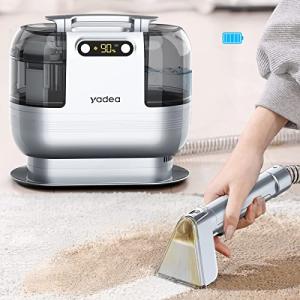 Yadea カーペットクリーナー 加熱式 14000Pa強力吸引