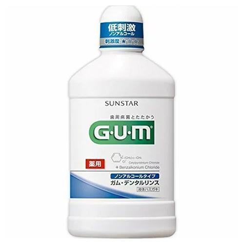 サンスター 薬用 Gum ガム・デンタルリンス ノンアルコールタイプ 500mLマウスウォッシュ 洗...
