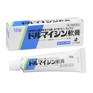 ゼリア新薬工業 ドルマイシン軟膏 12g 【第2類医薬品】抗生物質 ストロイド 皮膚疾患 湿疹｜wj-yakugyo