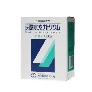 大洋製薬 炭酸水素ナトリウム 500g 【第3類医薬品】胃腸薬 食欲不振 胃もたれ 膨満感｜wj-yakugyo