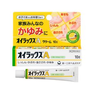 第一三共ヘルスケア オイラックスA 10g 【指定第2類医薬品】クリームタイプ 湿疹 かぶれ 虫さされ｜wj-yakugyo