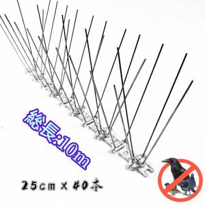 鳥よけ 鳩よけ カラスよけ ステンレス スパイク 総長5m ベランダ とげ