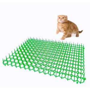 猫よけ グッズ 猫よけとげマット 400×300×27mm 10枚入り 猫よけとげシート 野良猫 侵入防止 フン害防止 犬猫侵入防止 送料無料｜wjqcxx