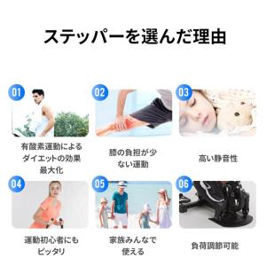 AORTD ステッパー ハンドル付 効果 静音...の詳細画像2