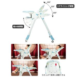 AORTD ベビーチェア 折りたたみ ハイチェ...の詳細画像5