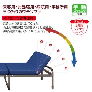 AORTD 折りたたみベッド 三つ折り シング...の詳細画像4