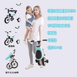 AORTD 三輪車 5in1手押し棒付き バラ...の詳細画像3