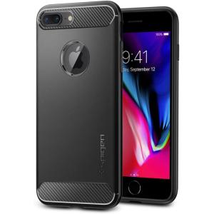 Spigen ケース iPhone 8 Plus / 7 Plus ラギッドアーマー 043CS20485 ブラック シュピゲン スマホケース