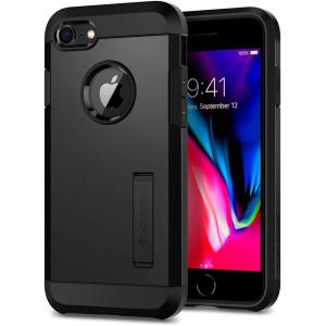 Spigen iPhone 8 / iPhone 7 ケース スタンド機能 耐衝撃 ワイヤレス充電対応 054CS22216 / ブラック