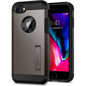 Spigen iPhone 8 / iPhone 7 ケース スタンド機能 耐衝撃 タフアーマー 054CS22214 / ガンメタル