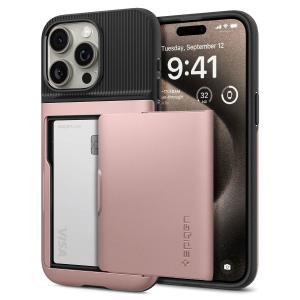 Spigen iPhone15ProMax ケース カード収納 パスケース スリム・アーマーCS A...