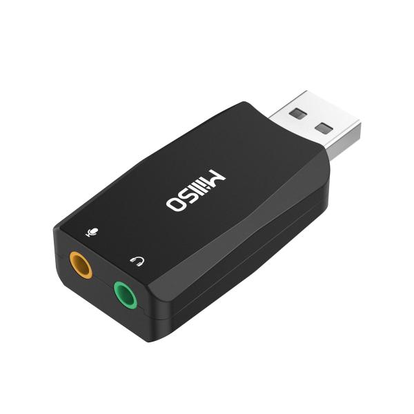 USBオーディオ 変換アダプタ 内部録音 USB3.5mm 変換アダプタ3.5ｍｍ イヤホン+3極(...