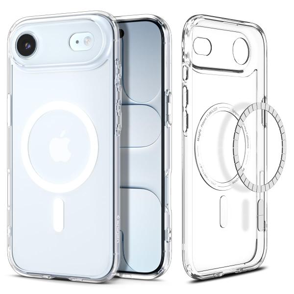 Spigen iPhone Air ケース MagSafe対応 透明 ストラップホール ACS100...
