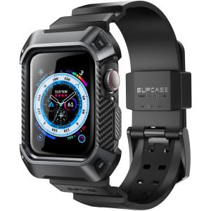 アップルウォッチ ケース バンド SUPCASE Apple Watch 6 / 5 / 4 / SE 40mm ブラック 黒