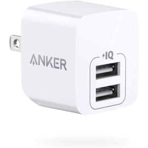 Anker PowerPort mini 12W 2ポート USB急速充電器 PSE認証済 超コンパ...