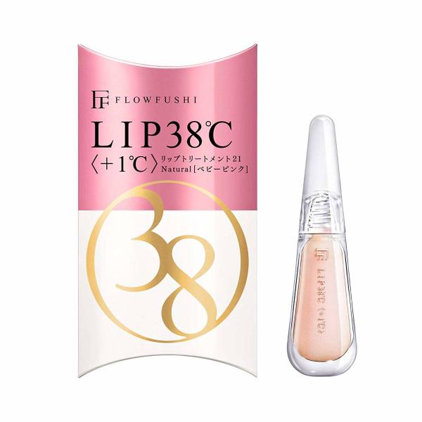 フローフシ LIP38℃ リップトリートメント 21 +1℃ ナチュラル ベビーピンク  FLOWF...